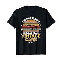Vintage Car Lover Mechanic Hobby Funny Quote Retro Graphic T-Shirt