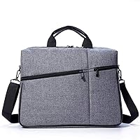 Expandable Large Hybrid Shoulder Bag, Water Resisatant Business Messengerfor Men and Women Fits