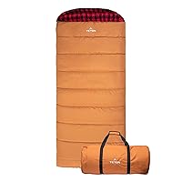 TETON Sports Bridger Canvas Sleeping Bags – Finally, Stay Warm Camping; for Adults and Built to Last