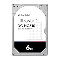Western Digital 6TB Ultrastar DC HC310 SATA HDD - 7200 RPM Class, SATA 6 Gb/s, 256MB Cache, 3.5