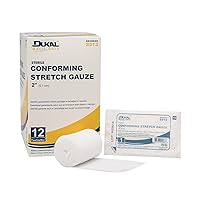 DUKAL 8513 Basic Care Conforming Stretch Gauze Bandage, 2