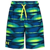 Under Armour Boys' Compression Lined Volley, Swim Trunks, Shorts with Drawstring Closure & Elastic Waistband