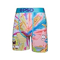 PSD Men's Spongebob Squarepants Boxer Briefs - Breathable and Supportive Men's Underwear with Moisture-Wicking Fabric