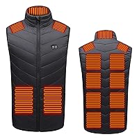 Heated Vest for Men Women, with 13 Heating Zones, 3 Temperature Levels, Electric Heating Vest for Hiking Hunting