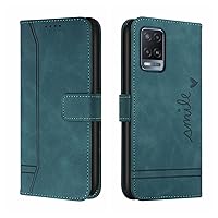 Smartphone Flip Cases Compatible with Oppo A55 5G/ A53S 5G/ A54 4G/Realme V11 5G/A16/ A54S/ A56 5G Wallet Case ,Shockproof TPU Protective Case,PU Leather Phone Case Magnetic Flip Folio Leather Case Ca
