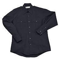 Men's Long Sleeve Police/Guard Shirt | 100% Polyester | Stain Repellent Uniform Apparel