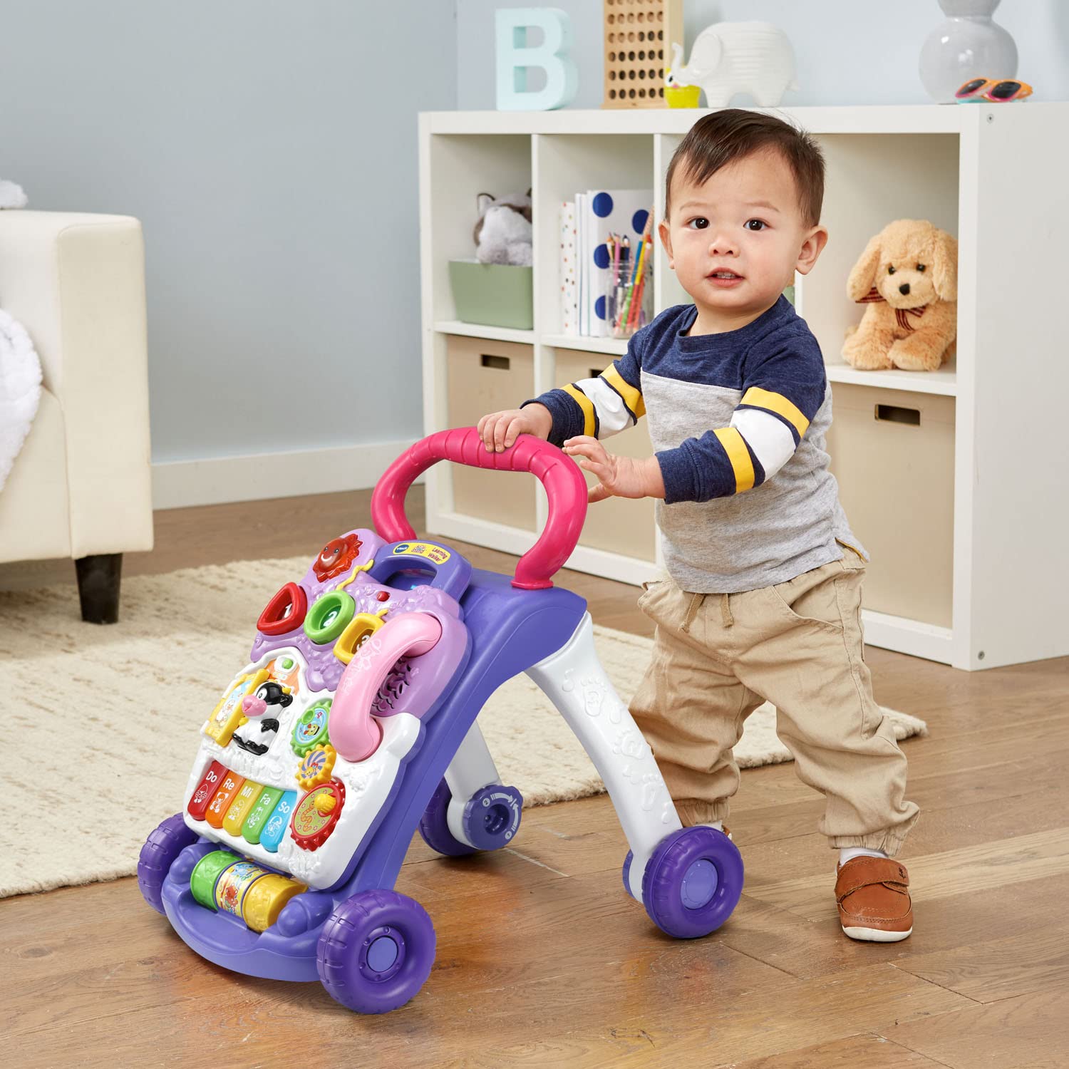 VTech Sit-to-Stand Learning Walker (Frustration Free Packaging), Lavender (Amazon Exclusive)