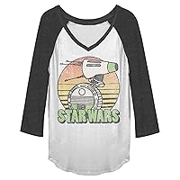 Star Wars Women's Just D-O It T-Shirt White/Charcoal Heather, X-Small