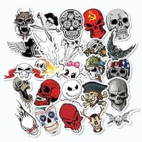 25pcs Collection Skulls Decals Stickers Supernatural Head Snake Beast Pack 17