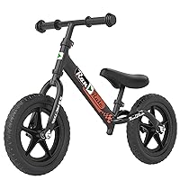 Royalbaby Kids Balance Bike Toddlers Age 2~5 Years Durable Carbon Steel Frame 12 Inch