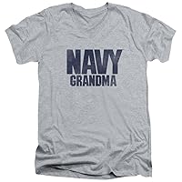 Mens US Navy Shirt Grandma Slim Fit V-Neck
