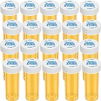 12Pcs 6 Dram Plastic Pill Bottles w/ Child-Resistant Caps Prescription  Container
