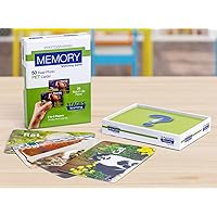 Pets Memory Card Game from The Makers of Language Builder with Real Photo Images