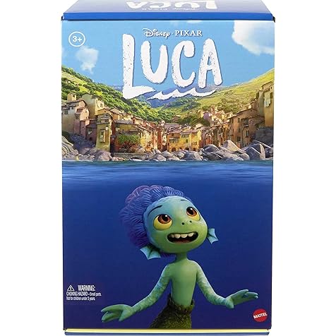Pixar Luca Alberto Scorfano Action Figure Movie Toys, Highly Posable with Color Change Elements, Swappable Parts & Authentic Look, Kids Gift Ages 3 Years & Up