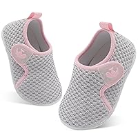 FEETCITY Toddler Walking Shoes Slip On Toddler Shoes Boys Girls Kids Sports Sneakers Casual School Shoes Barefoot Shoes