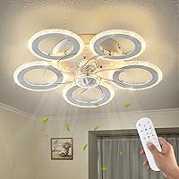Modern Ceiling Fan with Light, 20