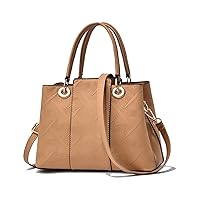 Purses and Handbags for Women Fashion PU Leather Top Handle Satchel Shoulder Messenger Tote Bag for Ladies