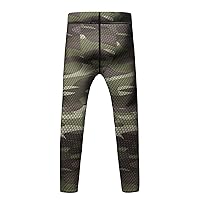 Boys Casual Leggings Pants 3D Printed Sport Jogging Pants Quick Dry Cool Pants Youth Boys' Sports Tights 2-11Y