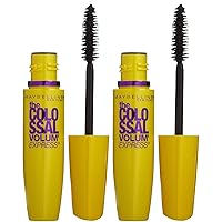 Maybelline New York Volum' Express The Colossal Mascara - Glam Black - 2 Pack