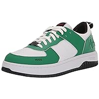 HUGO Men's Chunky Leather Low Profile Sneakers