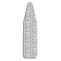 Scorch Resistant Ironing Board Cover and Pad - Grey Swirl