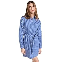 Theory Women's Long Sleeve Oversized Shirt Dress