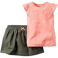 Carter's baby-girls 2 Pc Playwear Sets 239g144