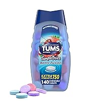 Ultra Strength 160 Count & TUMS Smoothies Berry 140 Count Fast Acting Heartburn Relief Chewable Antacid Tablets