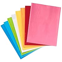 Hallmark Tissue Paper, 120 Sheets (Classic Rainbow, 8 Colors) for Birthdays, Easter, Mother's Day, Graduation, Gift Wrap, Crafts, DIY Paper Flowers, Tassel Garland and More