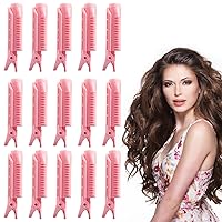 20 Pieces Volumize Hair Root Clips, Natural Fluffy Hair Curlers Rollers Clips, DIY Fluffy Clamps, Hair Styling Tool, Self Grip Volume Hair Root Clip, Hair Care Accessories for Women and Girl