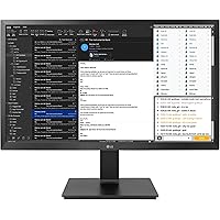 LG 22'' 22BL450Y-B IPS FHD Monitor with Adjustable Stand & Built-in Speakers & Wall Mountable, Black