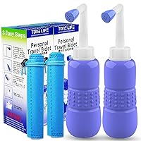 2PCS-Pack Upside Down Peri Bottle for Postpartum Care 450ML - Travel Bidet Bottle - Portable Bidets for for New Baby,Perineal Recovery and Cleansing After Birth