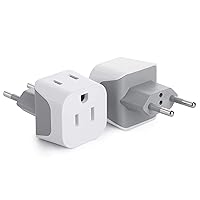 5pcs European EU to US USA Travel Power Charger Adapter Plug Outlet Converter jd 