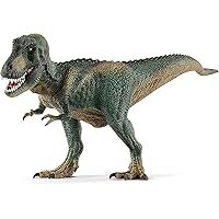 schleich DINOSAURS — Tyrannosaurus Rex, T-Rex Toy with Realistic Detail and Movable Jaw, Imagination-Inspiring Dinosaur Toys for Girls and Boys Ages 4+, Dark Green