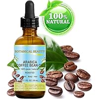 COFFEE BEAN OIL .100% Pure with incredible Coffee Aroma for FACE, BODY, HANDS, FEET, NAILS & HAIR and LIP CARE. Wrinkle Reducer, Anti- Puffiness/Dark Circles, Anti Cellulite. (1 Fl. oz. - 30 ml.)