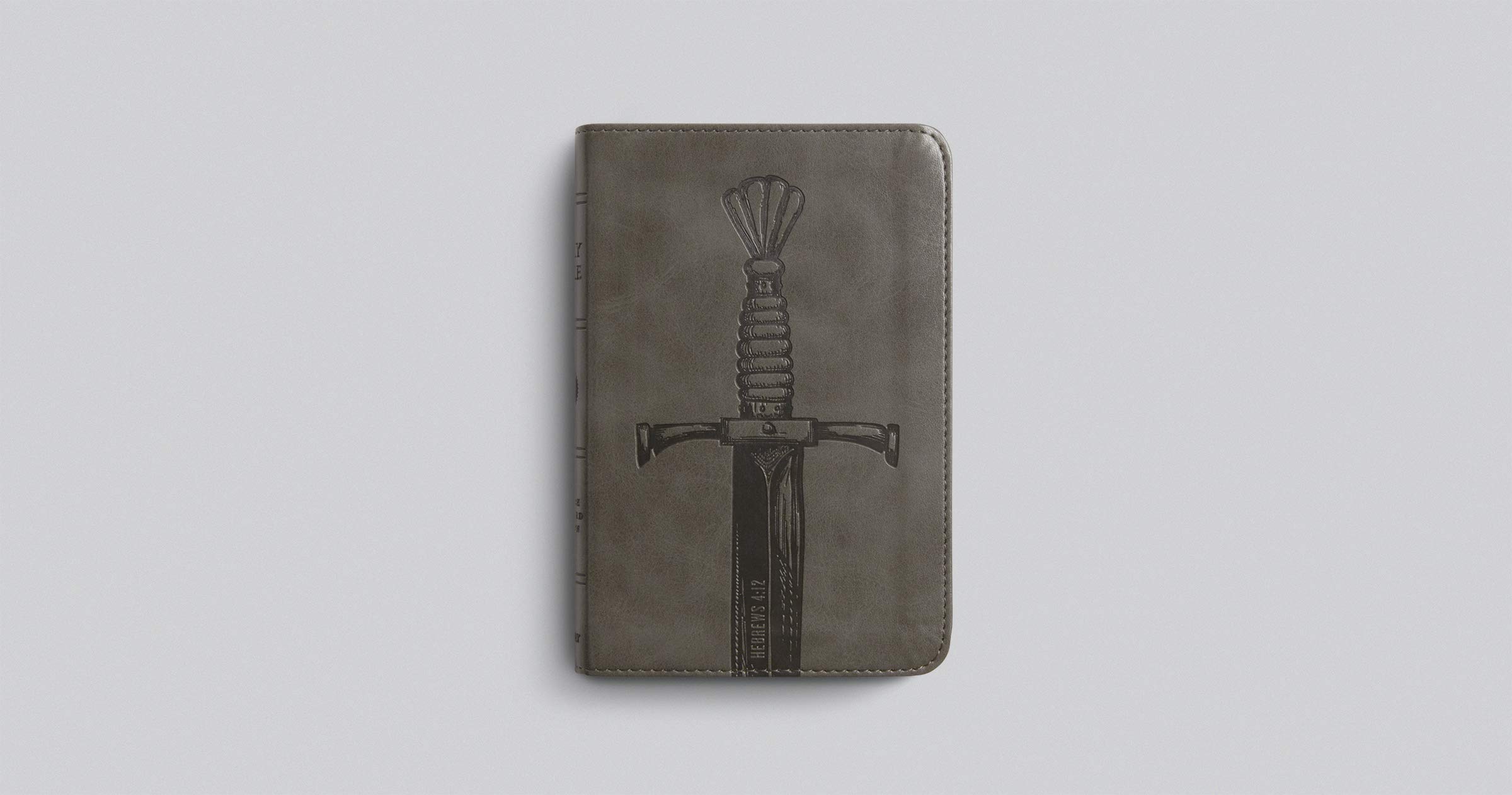 ESV Compact Bible (TruTone, Silver, Sword Design)
