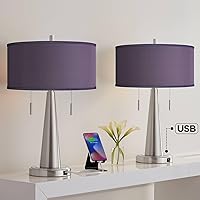 Possini Euro Design Vicki Modern Accent Table Lamps 23