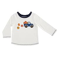 Mud Pie Baby Boys' Holiday Applique Long Sleeve T-Shirt