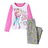 JoJo Siwa Girls 2-Piece Loose-fit Pajamas Set