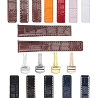 18-20mm Leather Watch Band Strap Compatible with Baume Mercier Capeland Clifton Classima