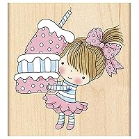 Penny Black 4385J Cupcake Mimi Wood Mounted Rubber Stamp