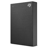 Seagate One Touch 1TB External HHD Drive with Rescue Data Recovery Services, Black (STKB1000400)