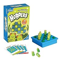 ThinkFun Hoppers Logic Game - Teaches Critical Thinking Skills Through Fun Gameplay, Multicolor, (76347)