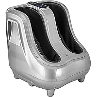 KoolerThings Shiatsu Heated Foot and Cal Massager Machine to Relieve Sore Feet, Ankles, Calfs and Legs, Deep Kneading Therapy, Relaxation Vibration and Rolling & Stimulates Blood Circulation