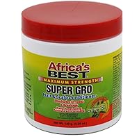 Africa's Best Maximum Strength Super Gro Hair & Scalp Conditioner, 5.25 oz