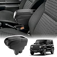 Car Armrest Storage Box with Cup Holder Center Console Elbow Support for  Suzuki Jimny JB64 JB74 2019-2020