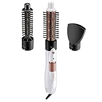 Conair Double Ceramic 3-in-1 Hot Air Brush, Dry as You Style