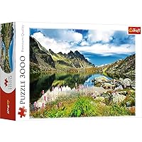 Trefl Starolesnianski Pond, Tatras, Slovakia 3000 Piece Jigsaw Puzzle Red 46
