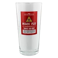 MAN FLU EMERGENCY THIRST AID UNIT Beer Pint glass in gift box