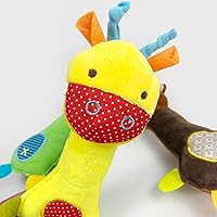 NC Dog Hand Ringing Fluffy Sound Toy pet bite-Resistant Plush Monkey Fawn Dinosaur Vocal Model (2) Dinosaur